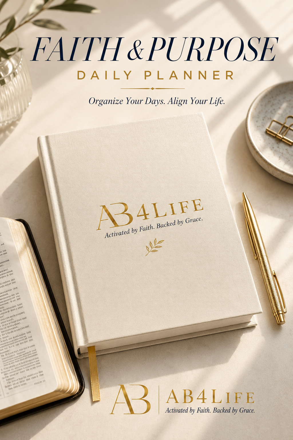Faith & Purpose Daily Planner